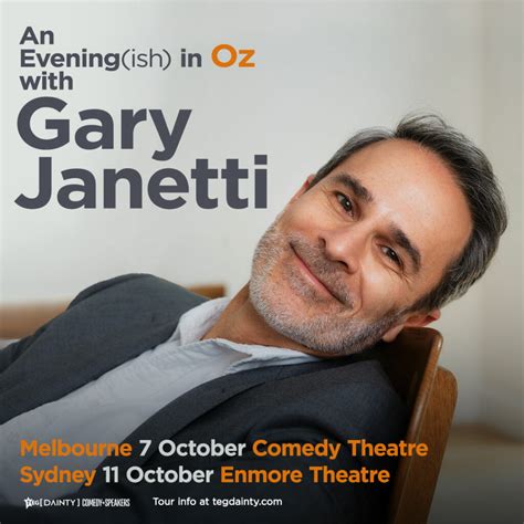 gary janetti melbourne|GARY JANETTI TO PERFORM LIVE IN AUSTRALIA。